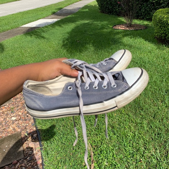 DENIM/NAVY BLUE CHUCK TAYLOR CONVERSE - Picture 3 of 4